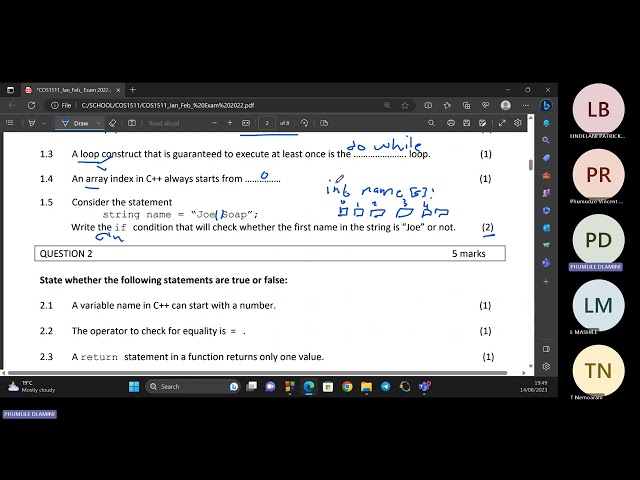 Mastering C++ Fundamentals: Your First Step to Acing COS1511 and COS1512 Exams