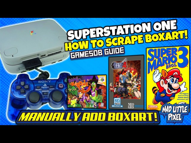 Fix Missing Box Art! SuperStation One Console Mode GamesDB Setup Guide
