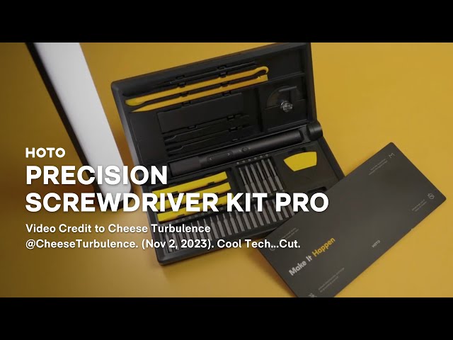 A Cool Tech Gadget That Could Make The Cut | HOTO Precision Screwdriver Kit Pro