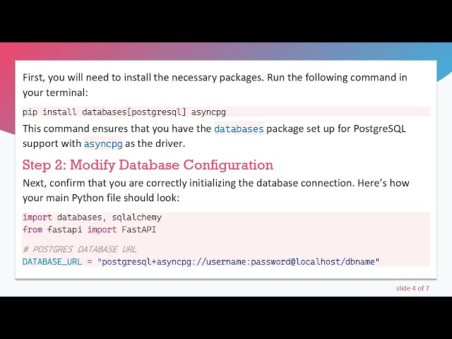 How to Force encode/databases to Use asyncpg Instead of psycopg2 for PostgreSQL in FastAPI