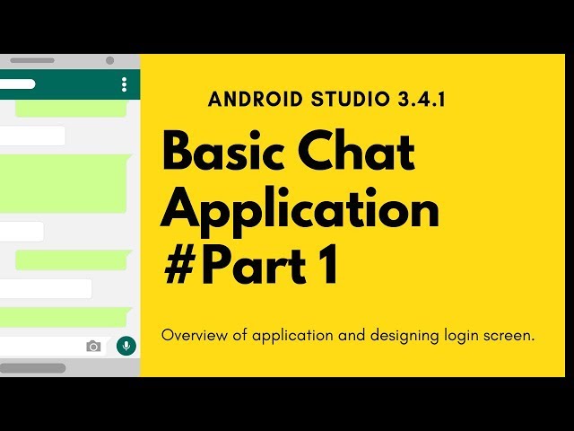How to make Chat App using Android Studio #Part 1 | Prego Coding Classes