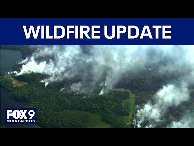 15 wildfires burn across northern Minnesota