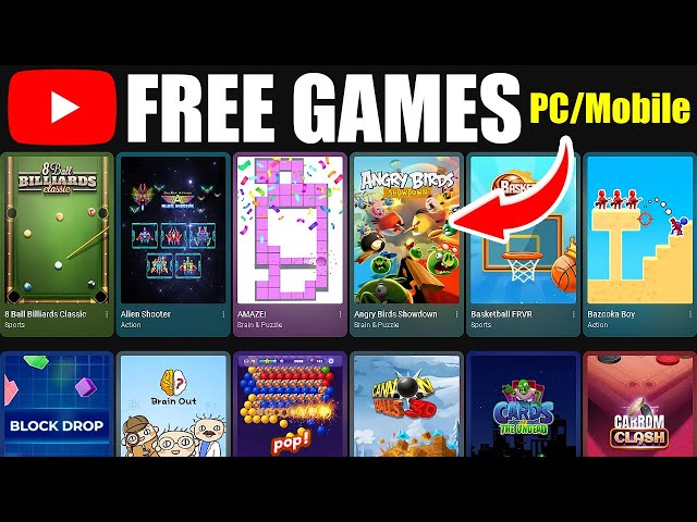 How to Play Free Games on Youtube! Youtube Playables on PC/Mobile!