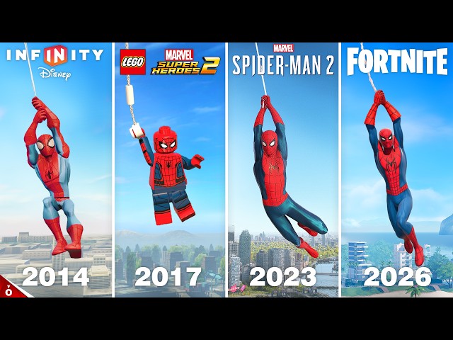 Evolution of Spider-Man Web Swinging (2002 - 2026)