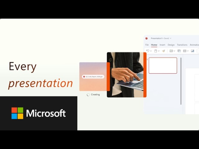 Create on-brand presentations faster with Copilot in PowerPoint