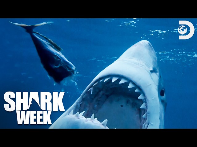 The Most MASSIVE Sharks in Shark Week History | Discovery