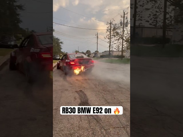 Rb30 E92 on 🔥 #monstamade #rb30