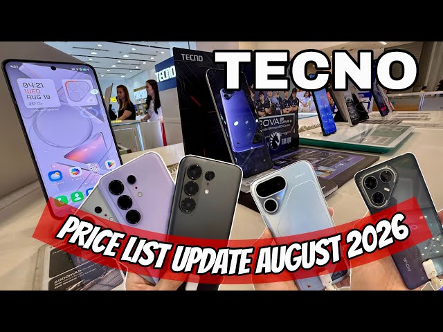 TECNO Price List Update August 2026 | Pova 7 Ultra, Pova Curve 2, Camon 50 Series 