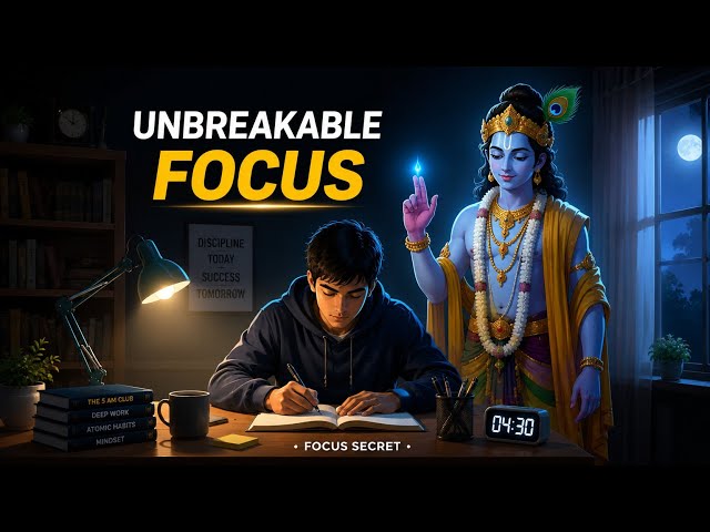 Krishna’s Study Code: 5 Rules Every Student Must Follow | Focus & Success Motivation