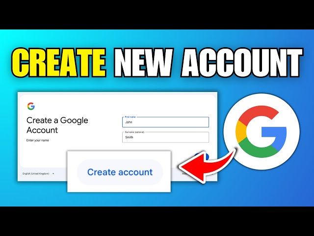How To Create New Google Account (PC & Laptop)