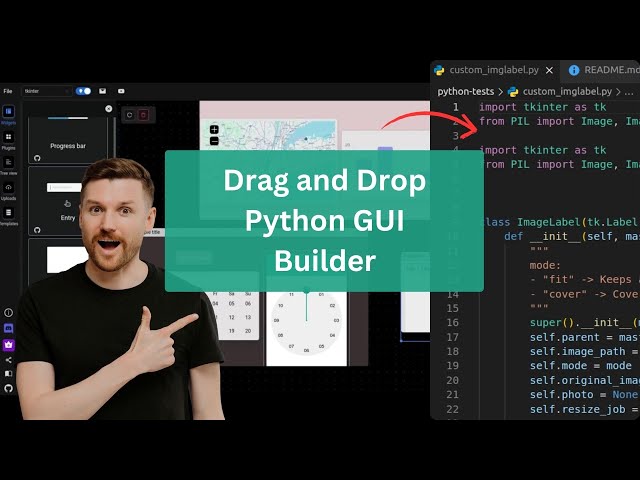 Use a Drag & Drop Editor to Make Tkinter Python GUI Applications | PyUiBuilder | Python GUI Tutorial