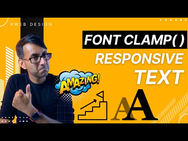 Make your Fonts Responsive with Font Clamp - Shrink and Enlarge - Elementor Wordpress Tutorial