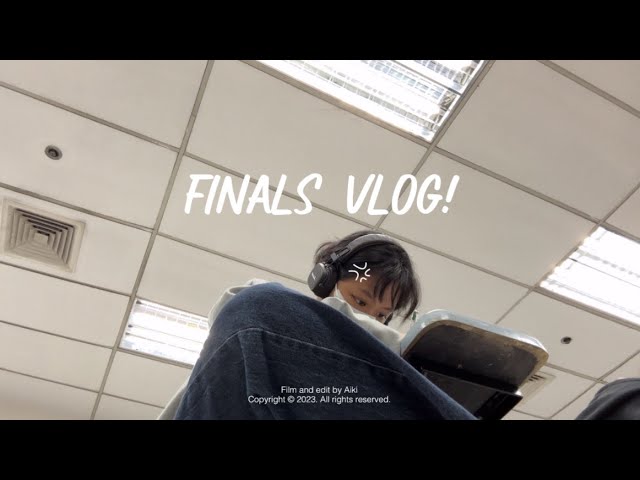 FINALS VLOG 🔥: study with me for my 5 exams😮‍💨 cafe study, lots of time lapse