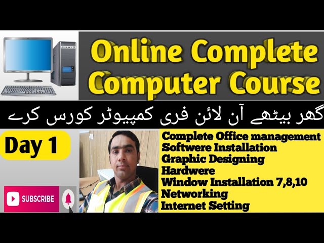 Learn computer - Online Computer Training in Urdu Hindi Live Day 1- Learn Computer