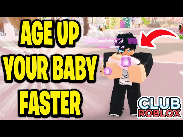 How To Age Up Your Baby Faster In Club Roblox