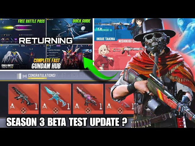 Codm Season 3 Leaks | Beta Test Server Update | Another Collab Retuning |Mythic Draw leaks Codm 2026