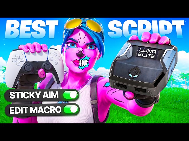 Best Fortnite Cronus Zen Script Setup Guide With Aim Assist + Edit Macro (PS5/Xbox/PC) | Luna Elite