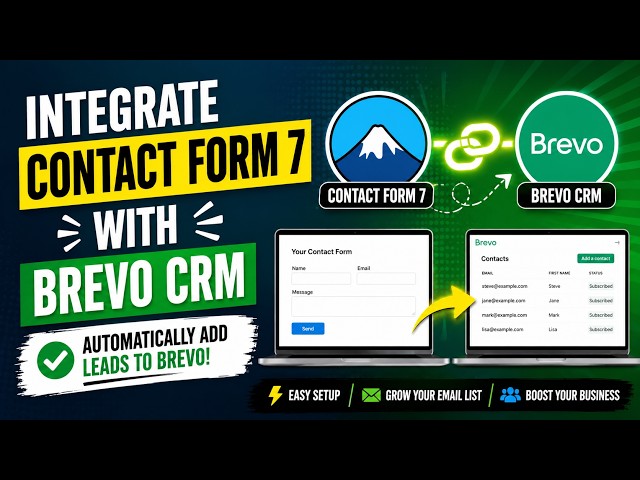 How To Integrate Contact Form 7 WordPress Plugin with Brevo CRM? 🔌📧