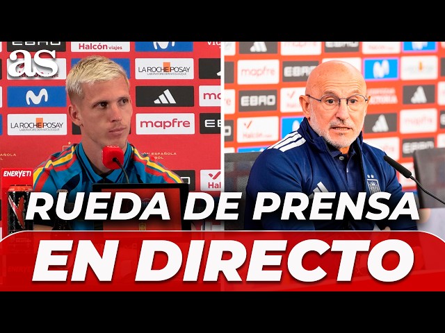 EN DIRECTO | LUIS DE LA FUENTE y DANI OLMO | RUEDA DE PRENSA previa al CROACIA - ESPAÑA | NATIONS