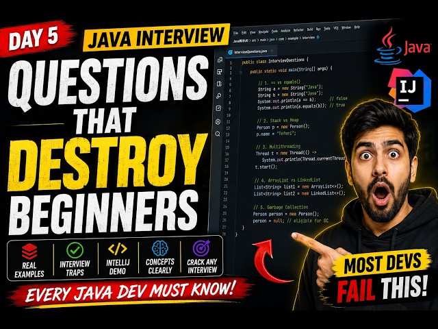 Java Interview Questions That DESTROY Beginners