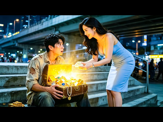 CEO gives a beggar bread, activating a treasure system! He becomes a billionaire, and she proposes