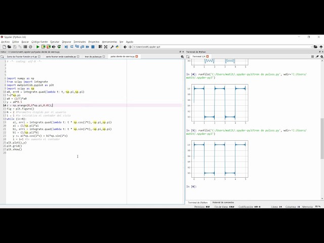 U3T14 - Python para Unidad 3: Serie de Fourier
