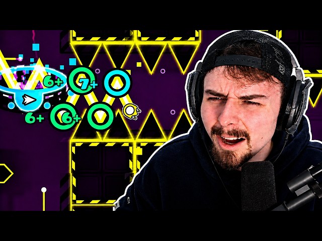 Reacting to Geometry Dash's HARDEST Levels with Frame Perfect Counters...