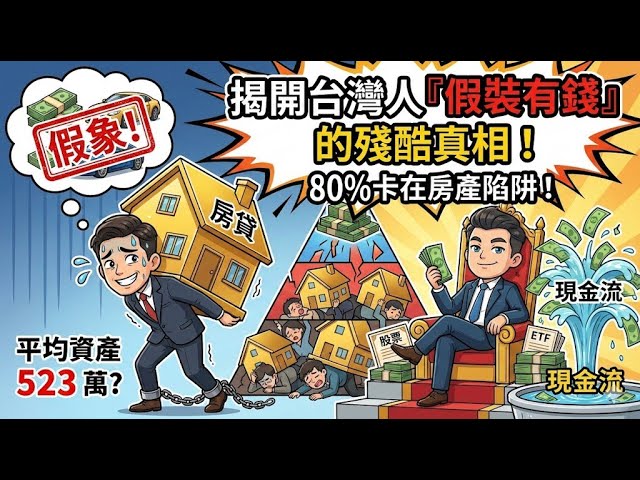 台灣人均資產「全球第5」？揭開台灣人「假裝有錢」的殘酷真相，別被騙了！FLCIP45 2025.12.17