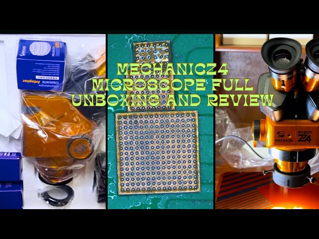 Mechanic Z4 Microscope Unboxing & Full Review | Best Microscope For Mobile Repair 🔥