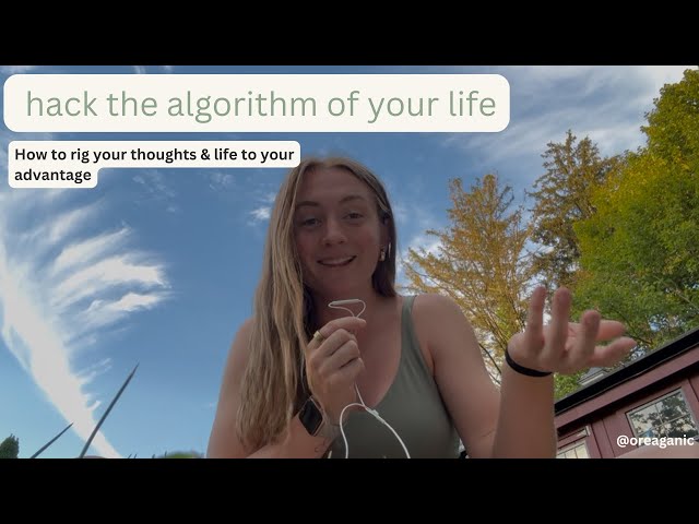 How to rig the algorithm of life to your advantage 