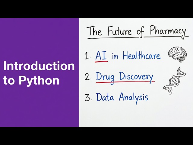 Introduction to Python programming | Python in pharmacy | Applications of Python in pharmacy