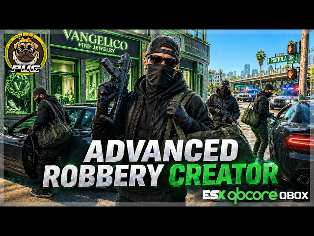 Advanced Robbery Creator & House Robbery Creator [ESX] [QBCore] [QBOX] [FiveM]