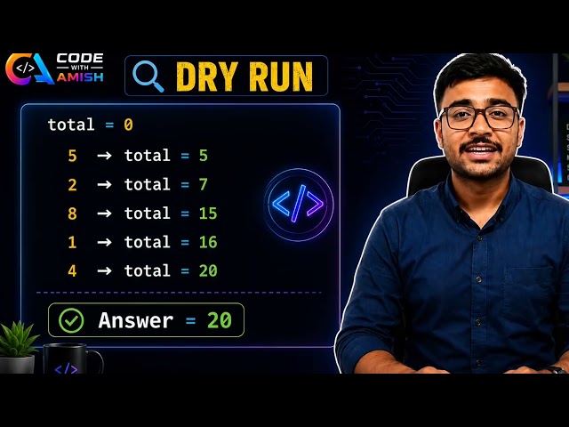 🚀 DSA #3 | Sum of All Elements in Array | Python | Best Approach O(n) #DSA #Python #dsawithpython 