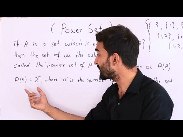 Power Set| What is a Power Set?| Hindi/Urdu| MathUse