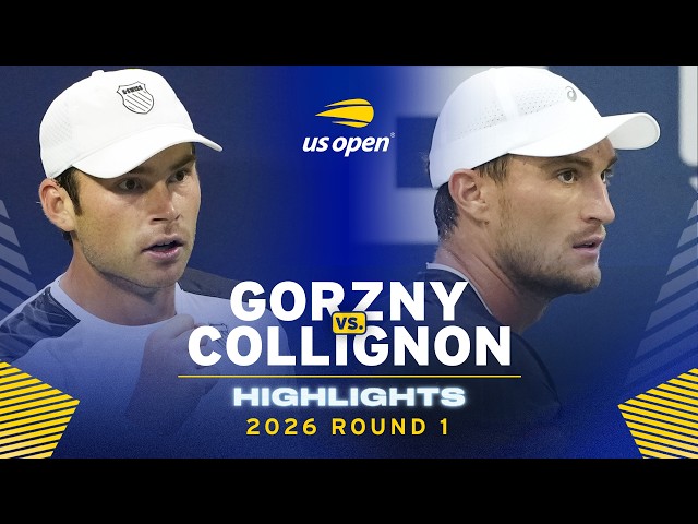 Sebastian Gorzny vs. Raphael Collignon Highlights | 2026 US Open Round 1