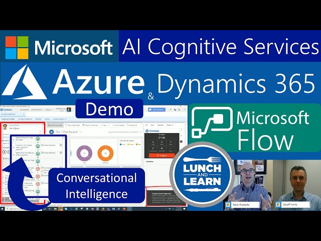 15) Microsoft Call Center Intelligence w AI, Azure Cognitive Services, Dynamics 365 USD & Flow