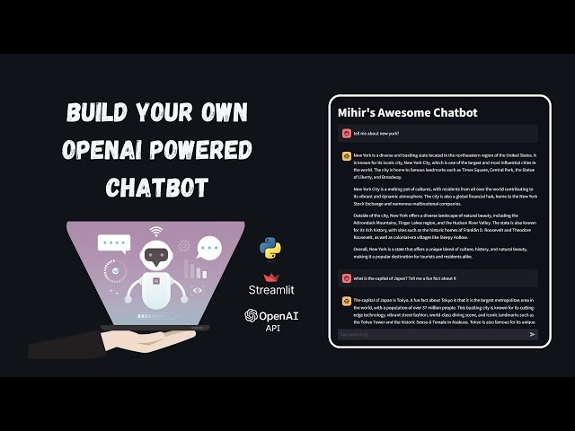 Build Your Own AI Chatbot in Minutes! Python + Streamlit + OpenAI API Tutorial 💡