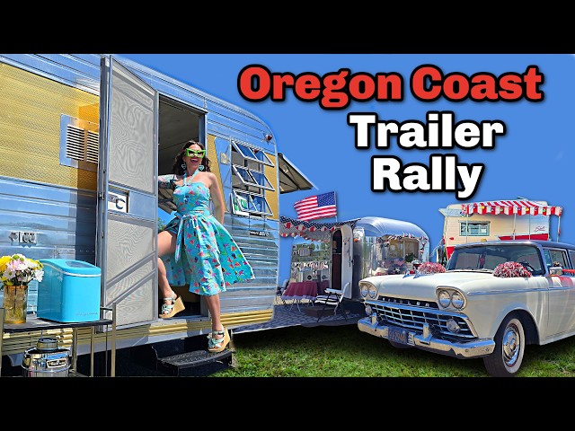 Oregon Coast Rally: 50 Retro Trailers in Astoria! Vintage Camper Heaven!
