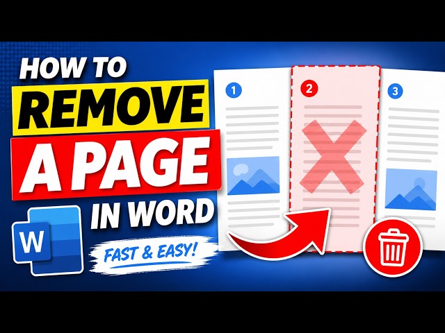 How to Remove a Page in Word