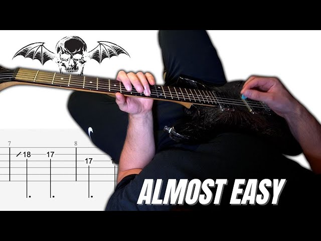 Avenged Sevenfold – Almost Easy POV Guitar Cover 2024 | SCREEN TABS