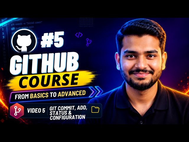 Git Tutorial for Beginners #5 | Git Status, Git Add, Git Commit & Git Configuration