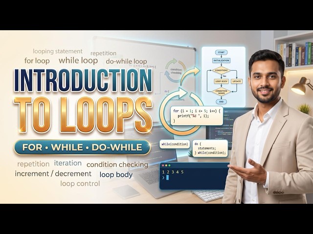 Introduction to Loops in C | for, while & do-while Made Easy