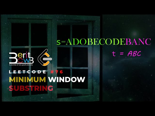 Leetcode #76 Minimum Window Substring (JavaScript)