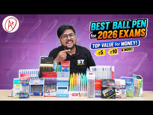 Best Pens for Exams 2026✍️ • Smooth Writing • No Hand Pain • Fast Writing Speed •