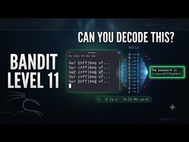 Bandit Level 11 (OverTheWire): A 2,000-Year-Old Trick Still Works