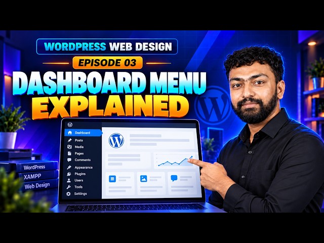 WordPress Dashboard Menu Explained Episode 03