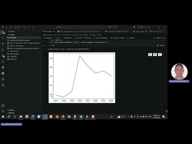 20 - python - 10 - Jupyter, Pandas y MatPlotLib en VSC