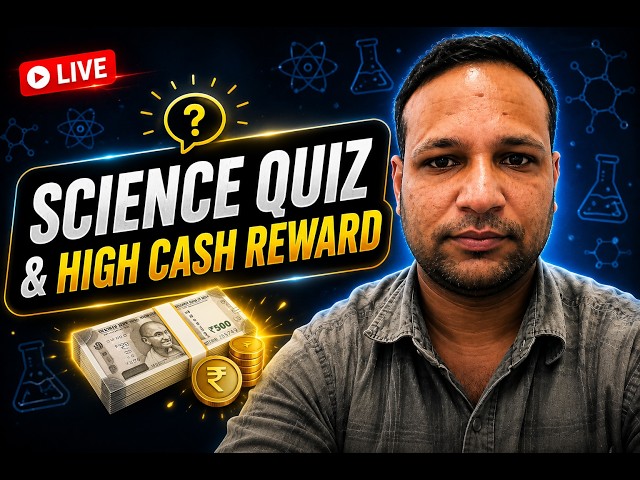 💰 HIGH REWARDS LIVE! | Science Quiz Khelo Aur Cash Jeeto 🧠🔥