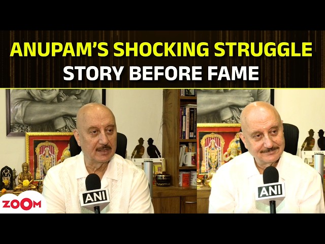 LIVE : How Anupam Kher Turned Struggles Into Stardom | Inspirational Story | Remarkable Journey