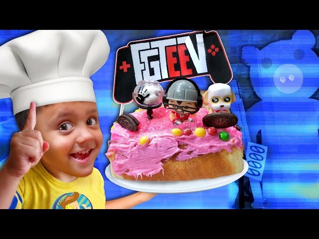 Making an FGTeeV Cake with Shawn! (FV Family Throwback)